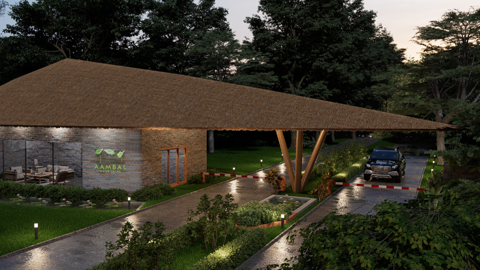 A Signature Arrival Experience - Grand Gated Entrance